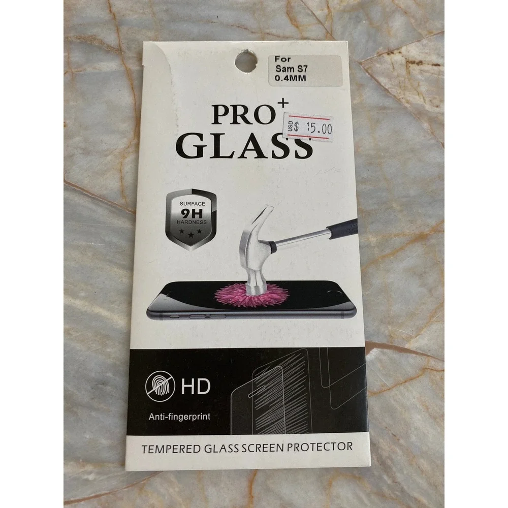 Pro+ Glass Samsung Galaxy S7 Tempered Glass Screen Protector 9H HD 0.4mm‎ Clear